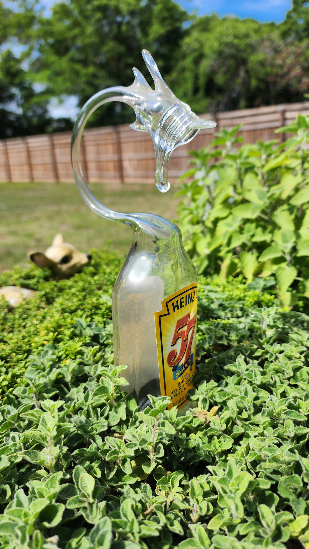 Savory Sauce Dragon Bottle Sculpture – Handcrafted Kitchen & Restaurant Art