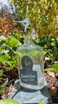 Bold Glass Marlin Bottle Sculpture – Handcrafted Small Batch Art