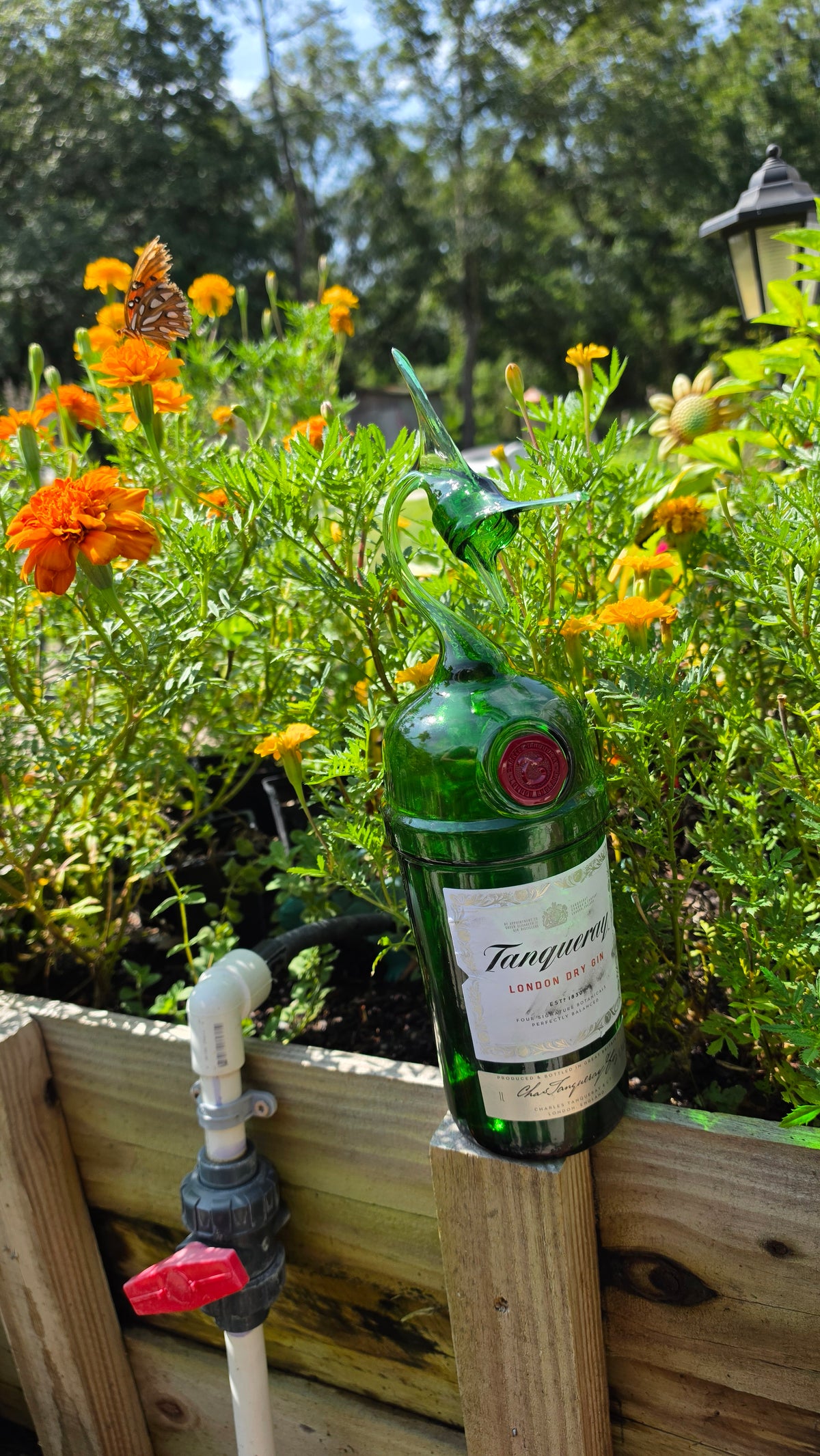 Powerful Glass Marlin Bottle Sculpture – Handcrafted Decorative Art | Not For Consumption