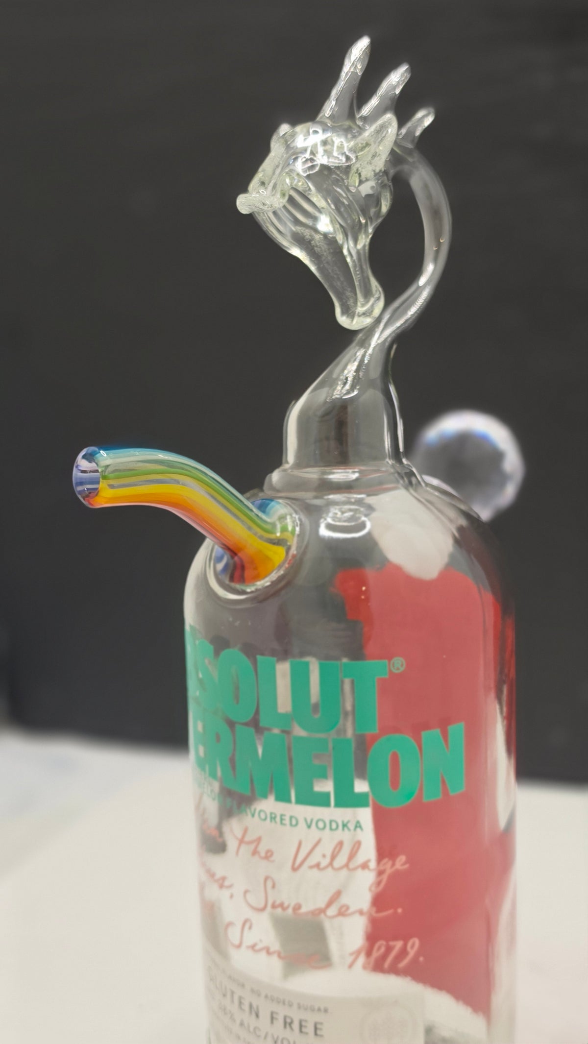 Watermelon Rainbow Spout Shot Pouring Bottle by Essenar – view 2